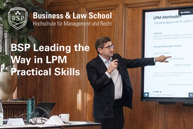 BSP Business & Law School Leading Germany in LPM